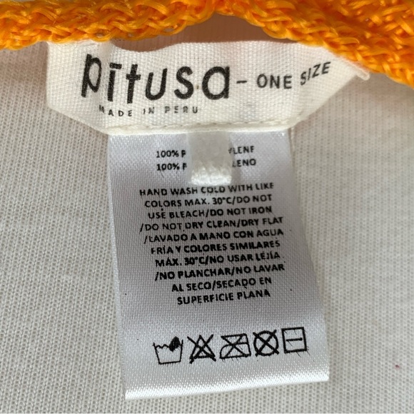 Pitusa Macrame Tassel Dress Rainbow One Size Stretchy Cover Up Beach Vacation - Picture 8 of 11